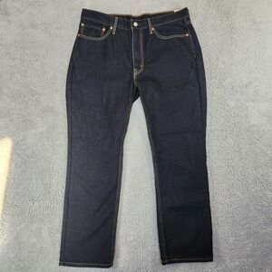 Levi's 514‎ Straight Jeans Mens W36 L30 Denim Dark Wash High Rise Casual NWT